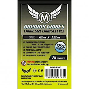 75 Protège Cartes Tarot 70x120mm Mayday Premium (MDG-7100) 1 75 Protège Cartes Tarot 70x120mm Mayday Premium (MDG-7100)