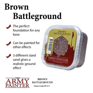 Army Painter : Flocage - Brown Battleground 1 Army Painter : Flocage - Brown Battleground