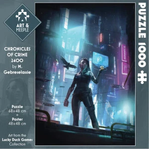 Art & Meeple – Puzzle Chronicles Of Crime - 1000 Pièces 1 Art & Meeple – Puzzle Chronicles Of Crime - 1000 Pièces