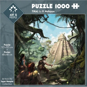 Art & Meeple – Puzzle Tikal - 1000 Pièces 1 Art & Meeple – Puzzle Tikal - 1000 Pièces