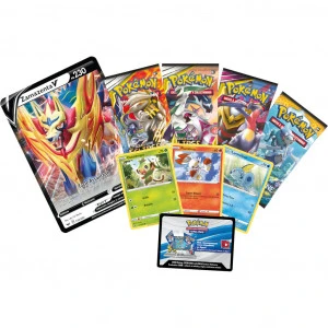 Coffret Pokémon Epée Et Bouclier - Flambino Zamazenta V 2 Coffret Pokémon Epée Et Bouclier - Flambino Zamazenta V – Image 2