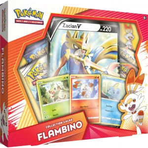 Coffret Pokémon Epée Et Bouclier - Flambino Zacian V 1 Coffret Pokémon Epée Et Bouclier - Flambino Zacian V