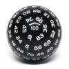 Dé 100 Faces - Noir -Boutique De Jeux de 100 faces noir