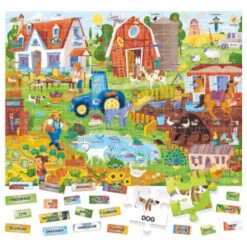 Easy English 100 Words Farm -Boutique De Jeux easy english 100 words farm 1