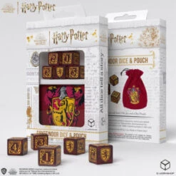 Harry Potter - Set De Dés Et Bourse Gryffondor
