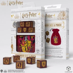 Harry Potter - Set De Dés Et Bourse Gryffondor 1 Harry Potter - Set De Dés Et Bourse Gryffondor