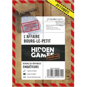 Hidden Games - L'affaire Bourg-Le-Petit 1 Hidden Games - L'affaire Bourg-Le-Petit