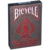 Cartes Bicycle Ultimates - Metalluxe Red 4 Cartes Bicycle Ultimates - Metalluxe Red -Boutique De Jeux jeu de 54 cartes bicycle foil back crimson