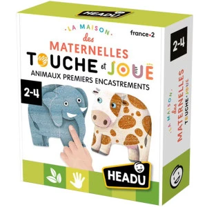 La Maison Des Maternelles - Touche Et Joue : Animaux Premiers Encastrements 1 La Maison Des Maternelles - Touche Et Joue : Animaux Premiers Encastrements