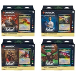 Magic : Univers Infinis - Lot De 4 Decks Commander Fallout