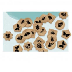 Oiseaux De Paradis - Jetons Bois Deluxe