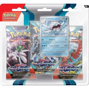 Pokemon EV04 : Faille Paradoxe - Pack 3 Boosters 1 Pokemon EV04 : Faille Paradoxe - Pack 3 Boosters