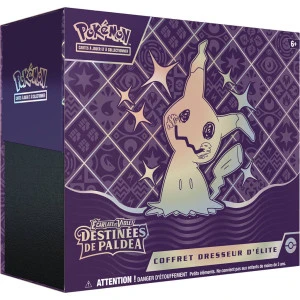 Pokemon EV4.5 : Destinées De Paldea - Coffret Dresseur D'Elite Mimiqui 2 Pokemon EV4.5 : Destinées De Paldea - Coffret Dresseur D'Elite Mimiqui – Image 2