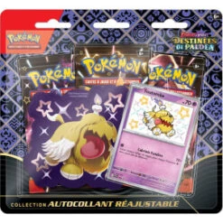 Pokemon EV4.5 : Destinées De Paldea - Pack 3 Boosters Autocollant Réajustable