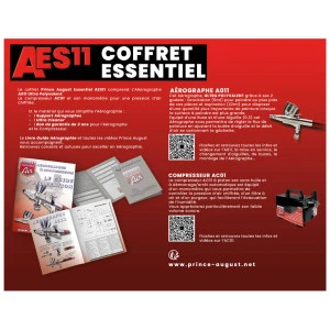 Prince August - Aérographie : Coffret Essentiel Polyvalent 3 Prince August - Aérographie : Coffret Essentiel Polyvalent – Image 3