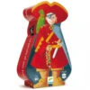Puzzle 36 Pièces : Le Pirate Et Son Trésor -Boutique De Jeux puzzle 36 pieces silhouette le pirate et son tresor