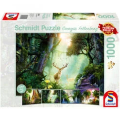 Puzzle Chevreuils Dans La Forêt - 1000 Pièces