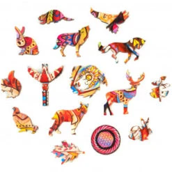 Puzzle En Bois - Lynx Taille M -Boutique De Jeux puzzle en bois lynx taille m 2