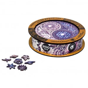 Puzzle En Bois - Mandala Opposés Primordiaux Taille M 1 Puzzle En Bois - Mandala Opposés Primordiaux Taille M