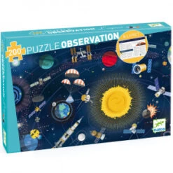 Puzzle Observation - Espace (+ Livret) - 200 Pièces