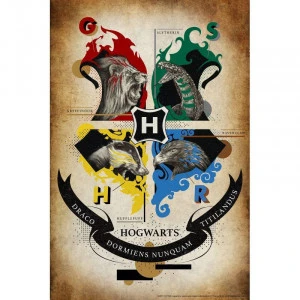 Puzzle Prime 3D - Harry Potter 4 Maisons - Boite Métal - 300 Pièces 2 Puzzle Prime 3D - Harry Potter 4 Maisons - Boite Métal - 300 Pièces – Image 2