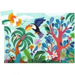 Puzzle Silhouette - 24 Pièces - Coco Le Toucan -Boutique De Jeux puzzle silhouette 24 pieces coco le toucan 1