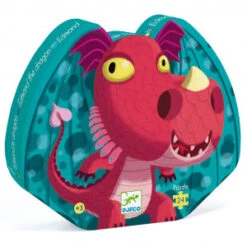 Puzzle Silhouette - 24 Pièces - Edmond Le Dragon