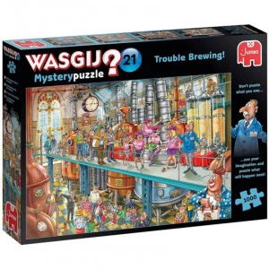 Puzzle Wasgij Mystery 21 - Trouble Brewing - 1000 Pièces 1 Puzzle Wasgij Mystery 21 - Trouble Brewing - 1000 Pièces