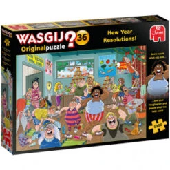 Puzzle Wasgij Original 36 - New Year Resolutions - 1000 Pièces
