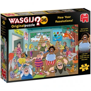 Puzzle Wasgij Original 36 - New Year Resolutions - 1000 Pièces 1 Puzzle Wasgij Original 36 - New Year Resolutions - 1000 Pièces