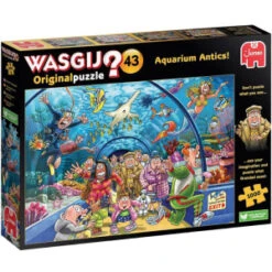 Puzzle Wasgij Original 43 - Panique à L'Aquarium ! - 1000 Pièces