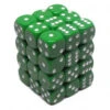 Set De 36 Dés 6 Opaque - Vert (Chessex 25805) -Boutique De Jeux set de 36 d6 opaque vert chx25805