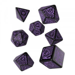 Set De 7 Dés - Call Of Cthulhu - Noir / Violet -Boutique De Jeux set de 7 des call of cthulhu noir violet 1
