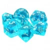 Set De 7 Dés - Gemmes Azur (HDT-02) -Boutique De Jeux set de 7 des gemmes azur hdt 02