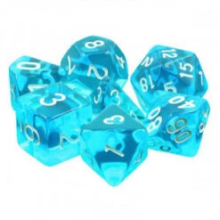 Set De 7 Dés - Gemmes Azur (HDT-02)