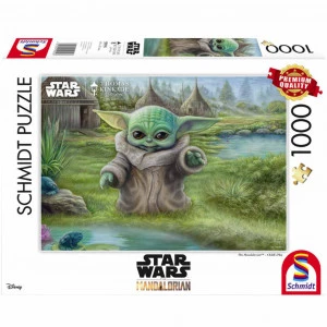 Star Wars The Mandalorian Puzzle Kinkade - Child's Play - 1000 Pièces 1 Star Wars The Mandalorian Puzzle Kinkade - Child's Play - 1000 Pièces