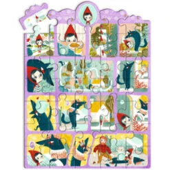 Story Puzzle - Le Petit Chaperon Rouge - 35 Pièces -Boutique De Jeux story puzzle le petit chaperon rouge 35 pieces 1