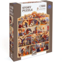 Story Puzzle - Le Roi Arthur - 100 Pièces