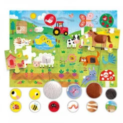 Tactile Puzzle Montessori -Boutique De Jeux tactile puzzle montessori 1