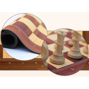 Tapis D'Echecs Style Bois 2 Tapis D'Echecs Style Bois – Image 2