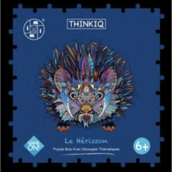 ThinkIq - Puzzle En Bois - Le Hérisson - 147 Pièces