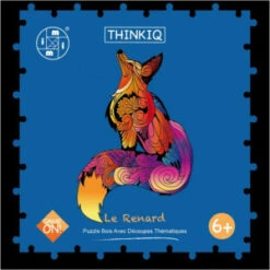ThinkIq - Puzzle En Bois - Le Renard - 143 Pièces