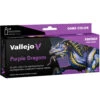 Vallejo - Fantasy Color Series : Purple Dragons -Boutique De Jeux vallejo fantasy color series purple dragons