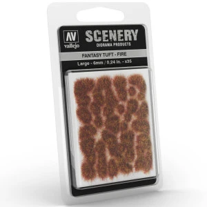 Vallejo - Scenery : Fantasy Tuft Fire 6mm 1 Vallejo - Scenery : Fantasy Tuft Fire 6mm