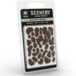 Vallejo - Scenery : Wild Tuft Brown 4mm