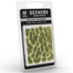 Vallejo - Scenery : Wild Tuft Dry Green 6mm