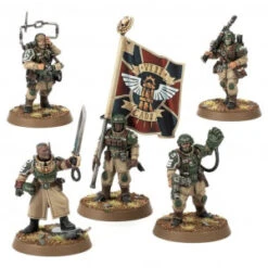 Warhammer 40K : Astra Militarum - Cadian Command Squad -Boutique De Jeux w40k astra militarum cadian command squad 1