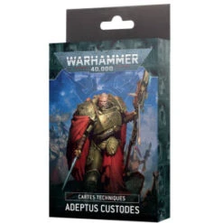 Warhammer 40K : Adeptus Custodes - Cartes Techniques
