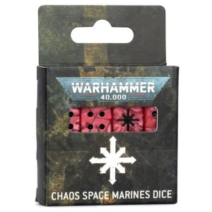 Warhammer 40K - Set De Dés Chaos Space Marines 1 Warhammer 40K - Set De Dés Chaos Space Marines