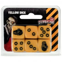 Zombicide : Set De Dés Jaune